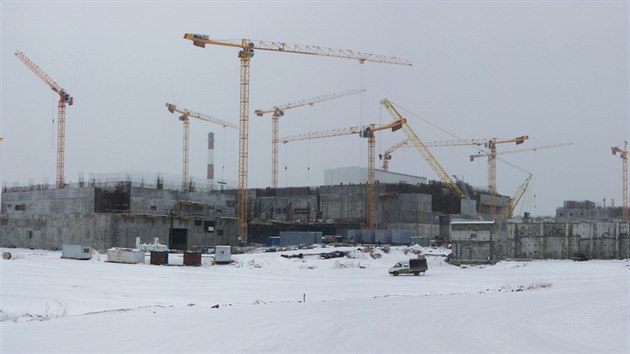 Stavba reaktoru BN-800 v roce 2010