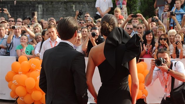 Leo� Mare� a Petra Falt�nov� na festivalu v Karlov�ch Varech