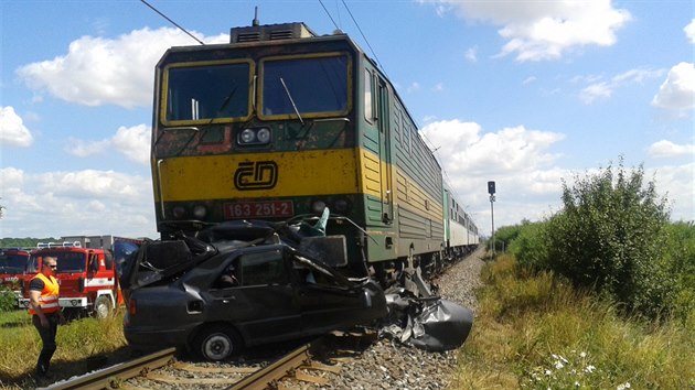 idi vjel na Perovsku na pejezd ve chvli, kdy k nmu pijdl vlak. Po nsledn srce na mst zemel.