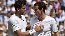 PROMIŇ. Bulharský tenista Grigor Dimitrov porazil ve čtvrtfinále Wimbledonu...