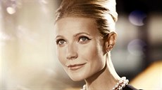 Gwyneth Paltrowová nalíená jako Audrey Hepburnová