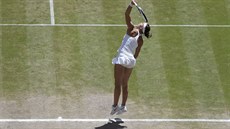 PORAENÁ. Lucie afáová neprola do wimbledonského finále, i tak bude z Londýna odjídt spokojená.