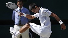 ROGER FEDERER, FINALISTA. výcarská tenisová legenda slaví - ve Wimbledonu 2014 prola do dalího grandslamového finále. V nm se utká s Novakem Djokoviem.