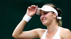 Česká tenistka Markéta Vondroušová v semifinále wimbledonské juniorky