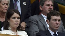 Britská princezna Eugenie a Jack Brooksbank na Wimbledonu (Londýn, 5. ervence...