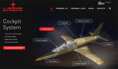 Novinka z Aero Vodochody L-39 NG.