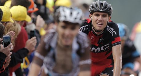 VYERPAN. Tejay van Garderen m do cle dest etapy Tour de France. 