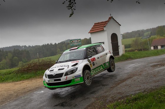 Fabia S2000 na Rally esk Krumlov 2014. Posdka Jan Kopeck - Pavel Dresler...