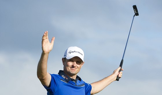 Justin Rose má na golfovém Scottish Open dvod k radosti. 