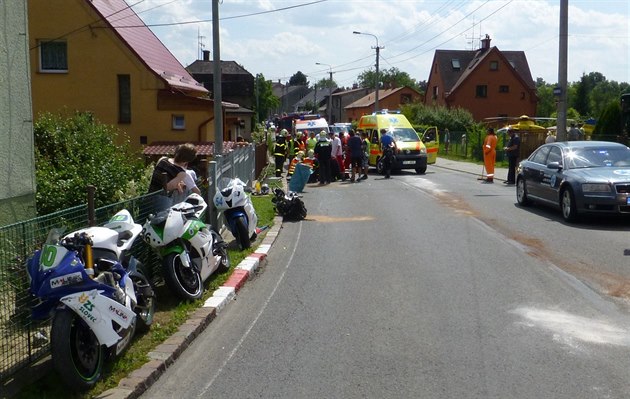 Tragická nehoda pi závodech v Ostrav (13. ervence 2014)