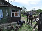 Rutí specialisté vyetují explozi ukrajinského granátu v ruském msteku...