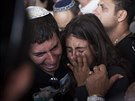 Poheb izraelského obana, kterého zabila raketa odpálená z Pásma Gazy (16....