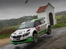 Fabia S2000 na Rally eský Krumlov 2014. Posádka Jan Kopecký - Pavel Dresler...