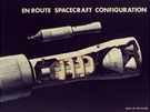 Kresba meziplanetární lodi pro let na Mars, sestavené na obné dráze kolem...
