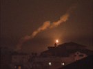 Nad Gazou celou noc létaly rakety.