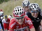 DINA. Tony Gallopin ve skupinu uprchlík v deváté etap Tour de France.  