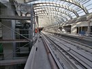 V budoucí konené stanici Motol je podobné kolejit jako na Hlavním nádraí....