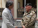 Ministr Martin Stropnický se se setkal se zástupcem velitele mise ISAF...
