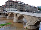 Latinský most je jednou z nejvýznamnjích památek Sarajeva. Je na jeho znaku i...