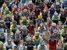 Momentka z 14. etapy Tour de France
