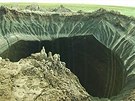 Vdci nali na Sibií záhadný obí kráter