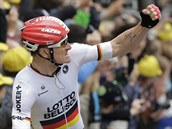 André Greipel se raduje z triumfu v šesté etapě Tour de France