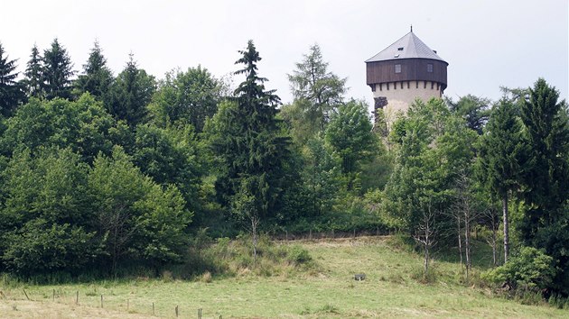 V Bochov ve tvrtek oficiln zaala obnova a rekonstrukce zceniny hradu Hartentejn. Vpravo u dve opraven, tzv. Karlovarsk v, vlevo torzo spodn sti druh ve.