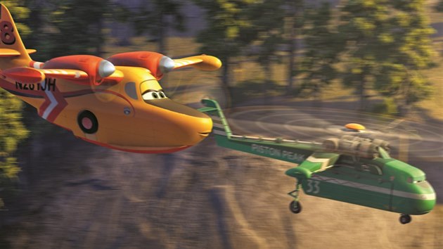Záběr z animovaného filmu Letadla 2