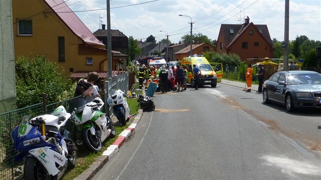 Tragick nehoda pi zvodech v Ostrav (13. ervence 2014)