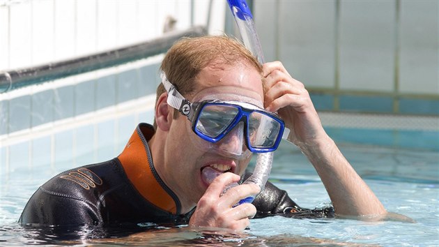 Princ William je milovnkem vodnch sport.