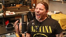 Petr Kolá v nahrávacím studiu Miloe DoDo Doleala v irovnici na Pelhimovsku
