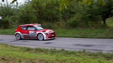 Jan Kopecký s Pavlem Dreslerem závodí na Rallye Bohemia.