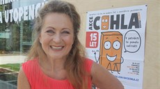 Simona Sta�ová je dev�t let patronkou Akce cihla.