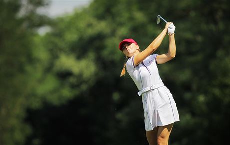 Golfový turnaj Sberbank Golf Masters v Dýin. Klára Spilková.