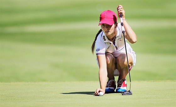 Golfový turnaj Sberbank Golf Masters v Dýin. Klára Spilková.