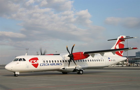 Turbovrtulové letadlo ATR 72.