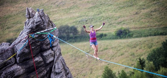 Adrpach Highline meeting se konal podruhé od 17. do 20. ervence 2014 mezi...