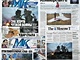 Tituln strnky ruskch denk z konce tdne, kdy se ztil let MH17. Mnoh...