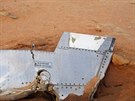 Trosky alírského letadla, které spadlo v Mali (27. ervence 2014).