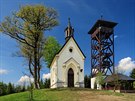 Nová rozhledna sv. Markéty se tyí na Klatovsku u obce Dlaov.