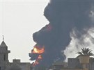 Libyjským Tripolisem zmítá násilí. (28. ervence 2014)