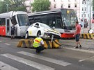 Nehoda ve Vrovické ulici
