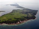 Letecký pohled na severní ást ostrova Hiddensee