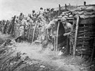 Bitvy na Piav se v ervnu 1918 úastnily i eskoslovenské legie. Na snímku...