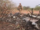 Trosky letounu Air Algerie, které se zítilo v Mali(25. ervence 2014)