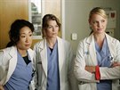 Sandra Oh, Ellen Pompeo a Katherine Heiglová v seriálu Chirurgové (2005)