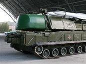 Odpalovac vozidlo systmu Buk-M1 ukrajinsk armdy