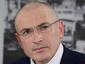 Bývalý majitel Jukosu Michail Chodorkovskij. Snímek je z tiskové konference v...