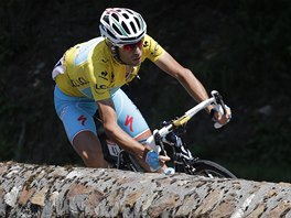 Ldr cyklistick Tour de France Vincenzo Nibali.