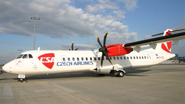 Turbovrtulové letadlo ATR 72.